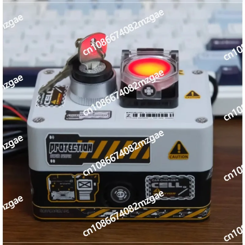 Computer host chassis power wired on/off button Mi Home remote control button desktop external major decision dual switch