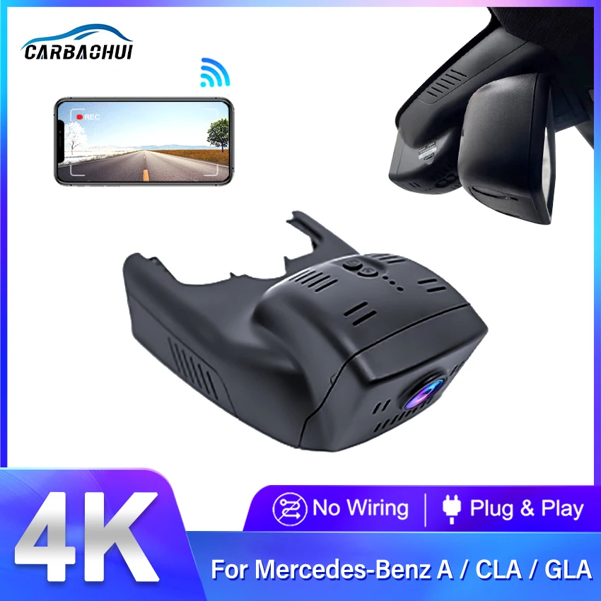 

4K 2160P Hidden WIFI Car Dvr Dash Cam for Mercedes Benz GLA x156 for Mercedes Benz CLA w117 for Mercedes Benz A Class w176 w177