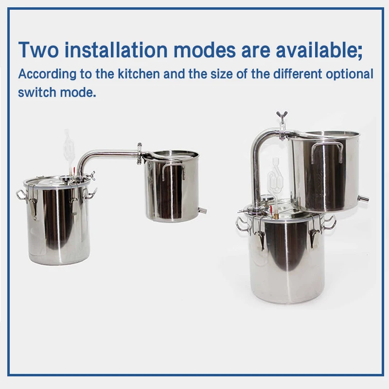 

/70L stainless steel distiller Brandy machine wine toaster distilled water machine Open fire heating