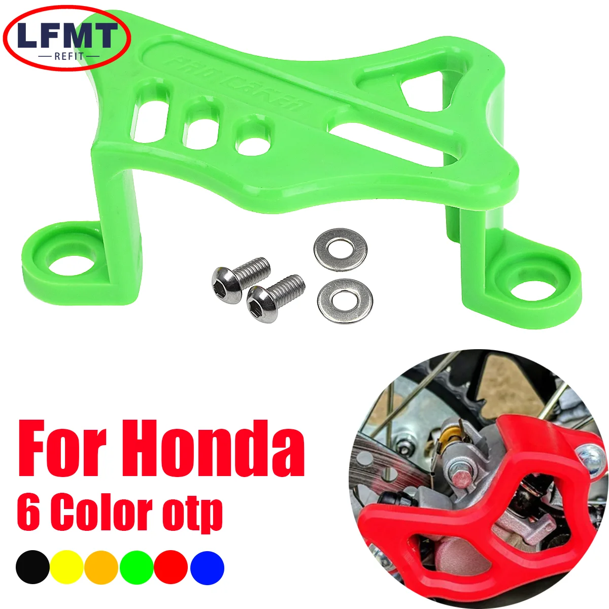 

Motorcycle Plastic Rear Brake Caliper Guard For Honda CR125R 250R 2002-2019 CRF250X CRF450X CRF250RX CRF450RX CRF250R 2002-2022