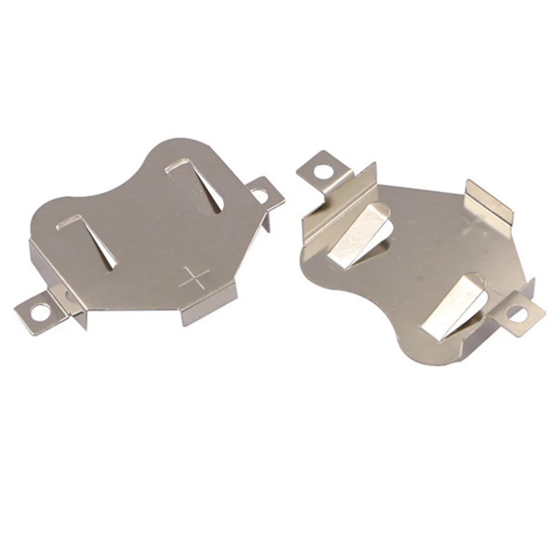 

SMT SMD CR2450 Battery Holder Phosphor Bronze Nickel Plated CR2450 Button Battery Clip SbM-2412