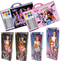 Demon Hunters Tracing Painting Anime Cartoon Line Drawing Children's Sketch Coloring Picture Book Kids Interest Hobbies Gifts