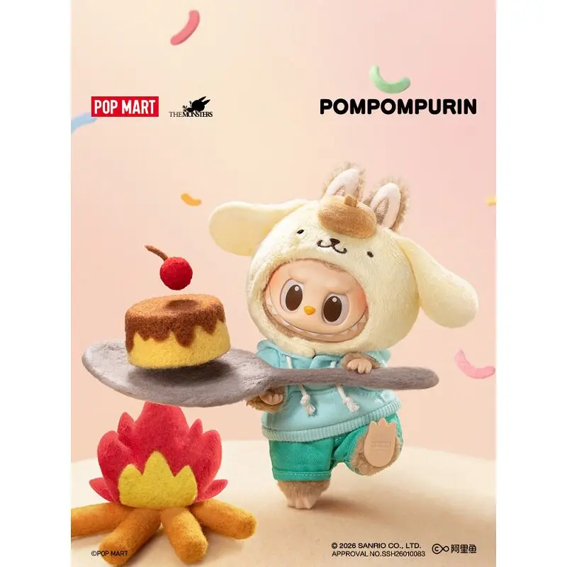 

POP MART THE MONSTERS LABUBU Sanrio Family Vinyl Plush Keychain Blind Box Cute Cartoon Doll Bag Pendant For Toy Collectors Fans