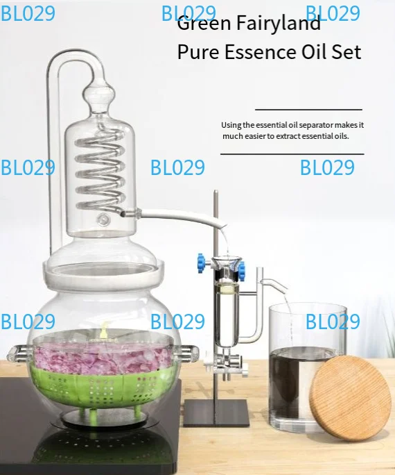 4L Household Small Essential Oil Distiller Perfume Hydrosol Distiller Essential Oil Extractor
