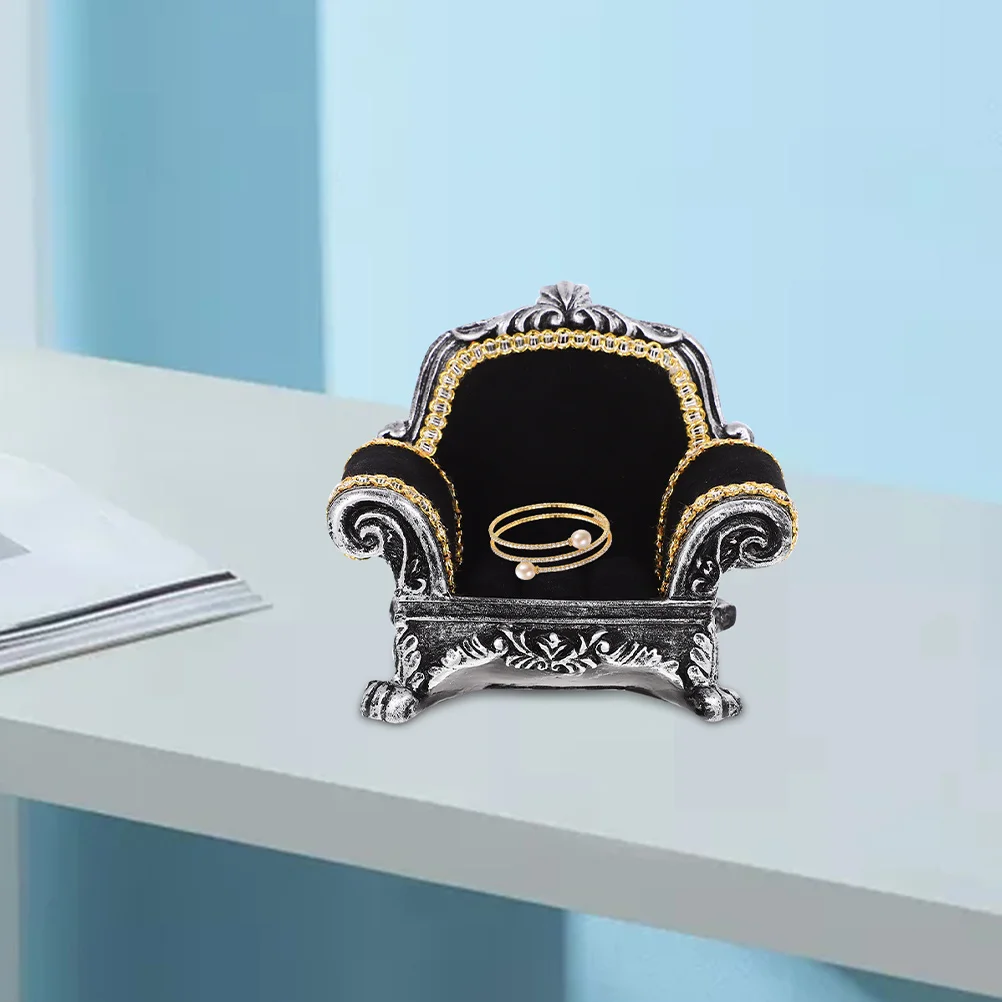 

2pcs Sofa Ring Holder Jewelry Display Stand Ring Organizer Earring Display Rack Storage Holder For Rings Ear Studs Small