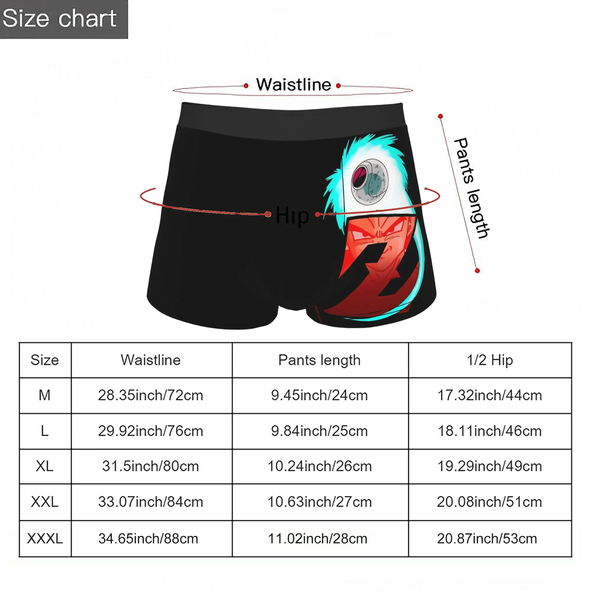 Vegeta’s Arrival  Bandai DRAGON BALL Underpants Homme Panties Man Underwear Print Shorts Boxer Briefs view 5