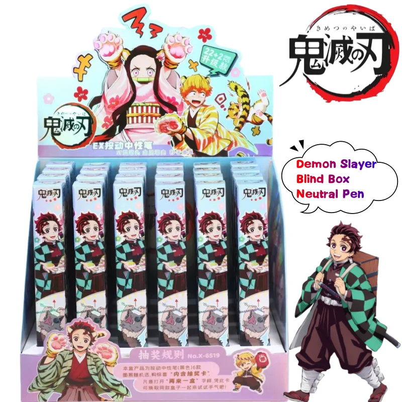 

Новый Demon Slayer Kamado Nezuko Tanjiro Kamado аниме периферийные устройства мультфильм Q Edition студенческий сюрприз слепая коробка стираемая гелевая ручка