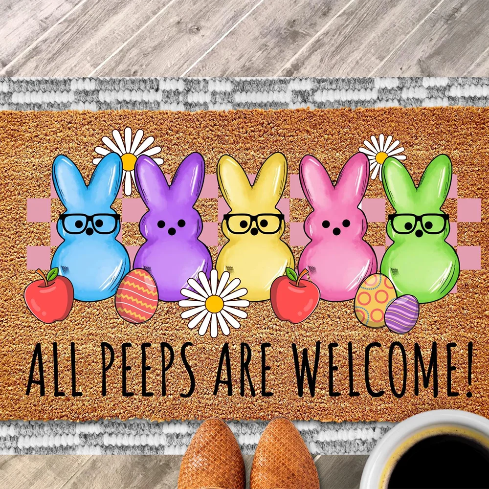 

Personalized Rug Customizable Carpet Non-Slip Coir-Resistant Pad Home Decoration Accessory Ideal Practical Gift For All Occasion