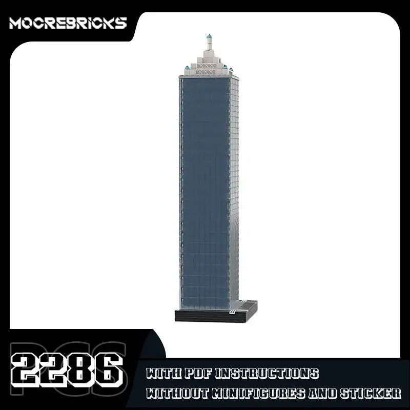 Creative Expert Modern Skyscraper Model Technology Bricks City Famous Tower Building Blocks Toy Kit Children's Architecture Gift