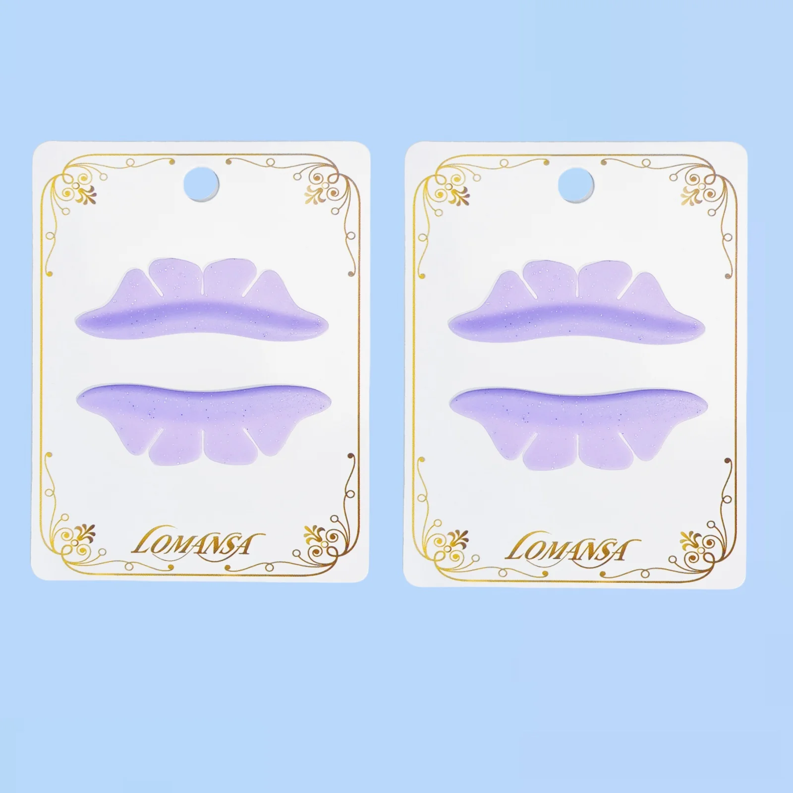 Lomansa 1 Paar Silikon Glitzer Schmetterling Lash Lift Pad Wimpern Dauerwelle Stange Schild Lash Lifting 3D Wimpernzange Zubehör Werkzeug