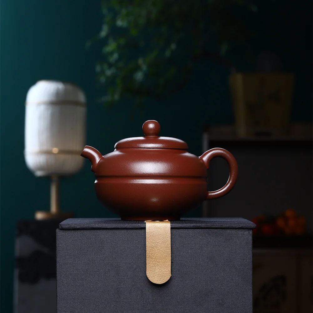 220ML Yixing Red Clay Teapot Kettle Archaize Teaware Puer Tea Ceremony Supplies Drinkware