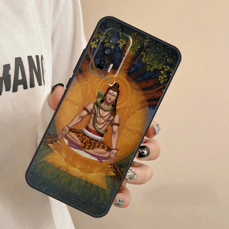 God Diety Hindu Ganesha Shiva Case For Xiaomi 13 Pro 11T 12T 12 Lite 12X Cover For POCO F5 X3 X5 Pro M6 M5s F4 X4 GT F3