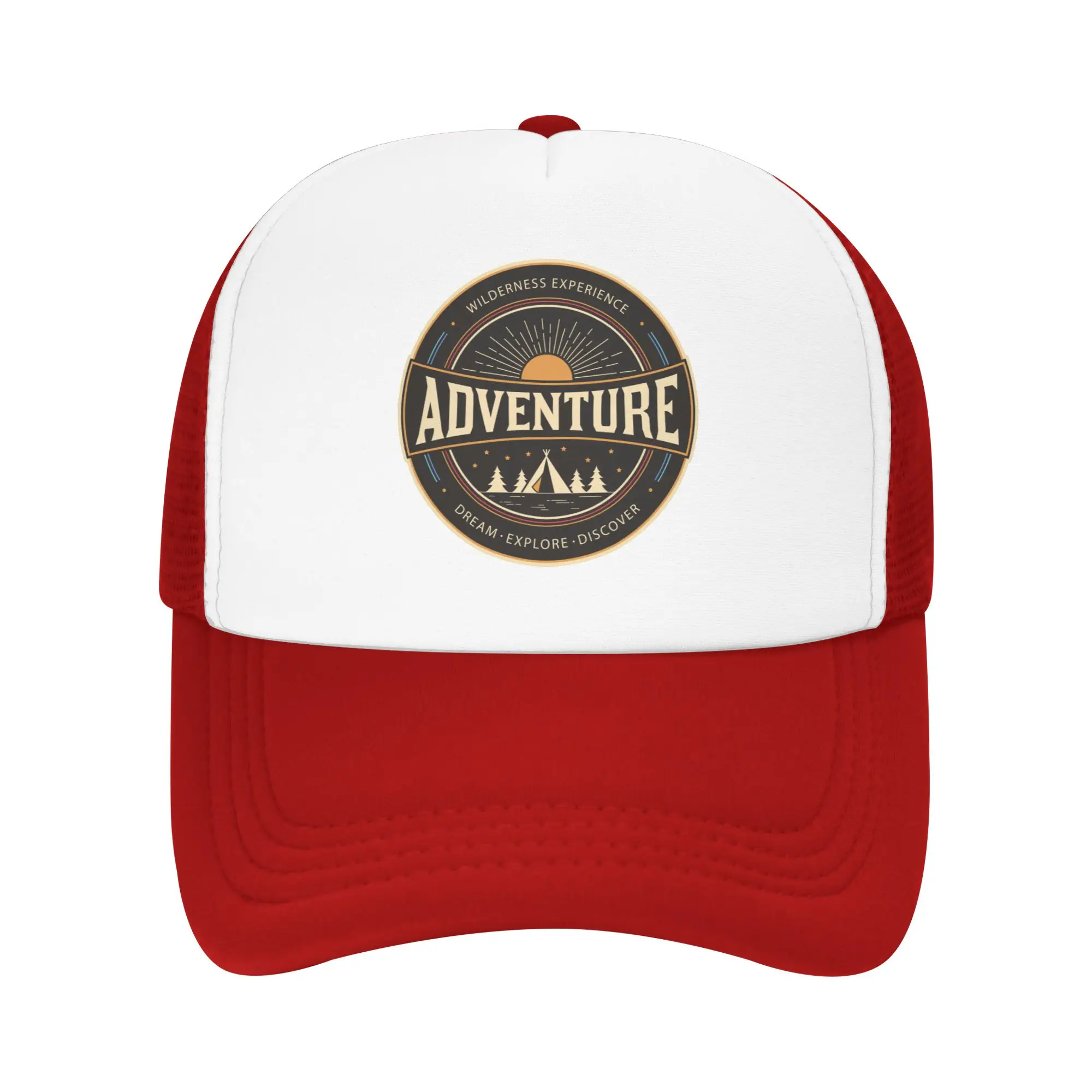 Classic Unisex Adventure Outdoor Wilderness Explorer Camping Trucker Hat Adult  Adjustable Baseball Cap Men Outdoor Dad Hat