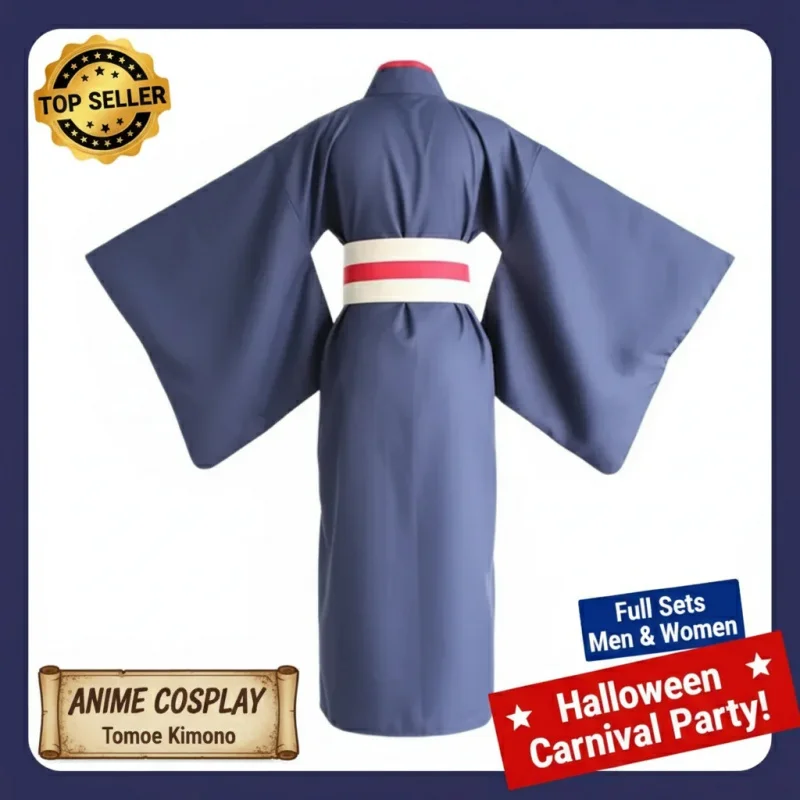 

▶❤Anime Kamisama Kiss Tomoe Cosplay Kimono Full Set Men Women Halloween Carnival Party Costume❤◀