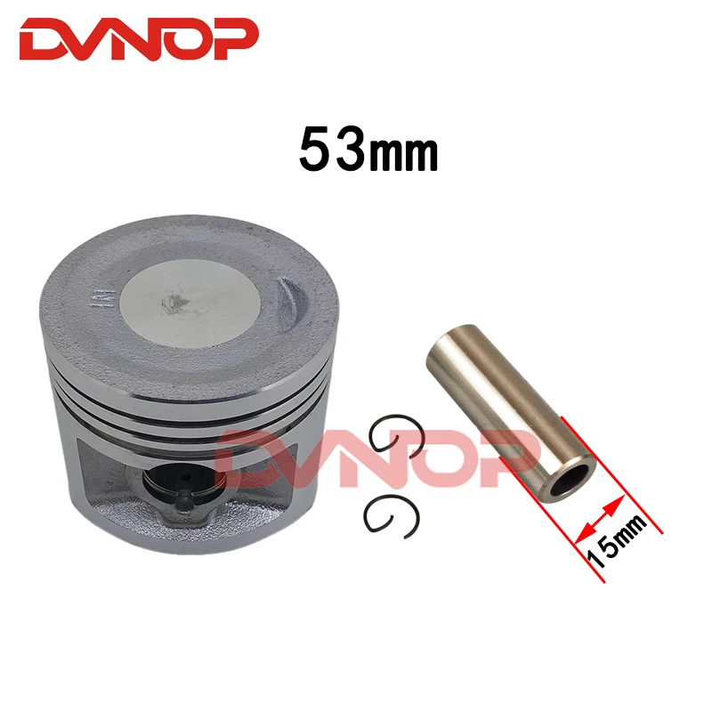 Motorcycle 53 mm Piston 15 mm Pin Ring +25 +50 +75 +100 Set For Honda CA250 DD250 CBT250 CA DD CBT 250 250cc Egine Spare Parts