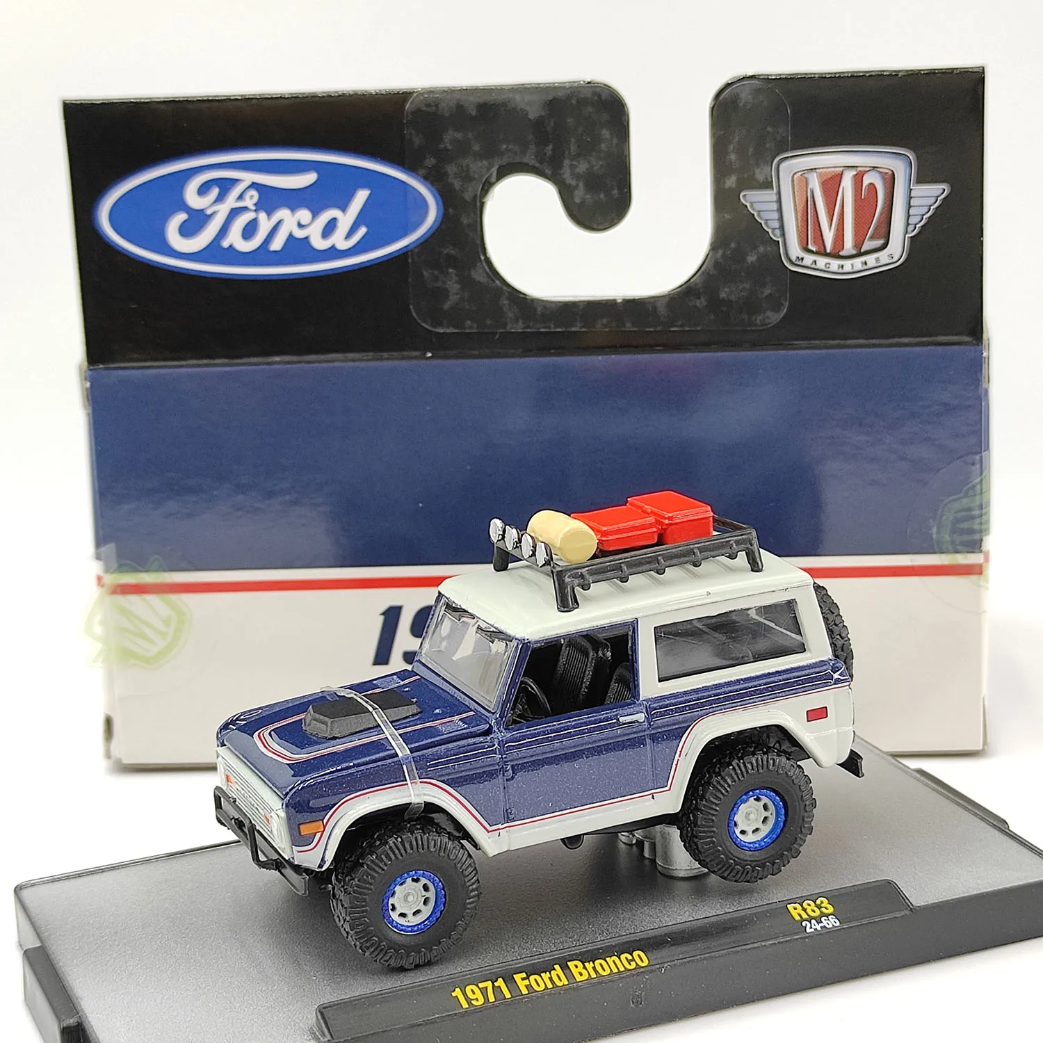 

Литой под давлением M2 масштаб 1:64 1971, Ford Bronco, внедорожная модель автомобиля из сплава, Коллекционная игрушка, подарок, сувенир, демонстрационный орнамент