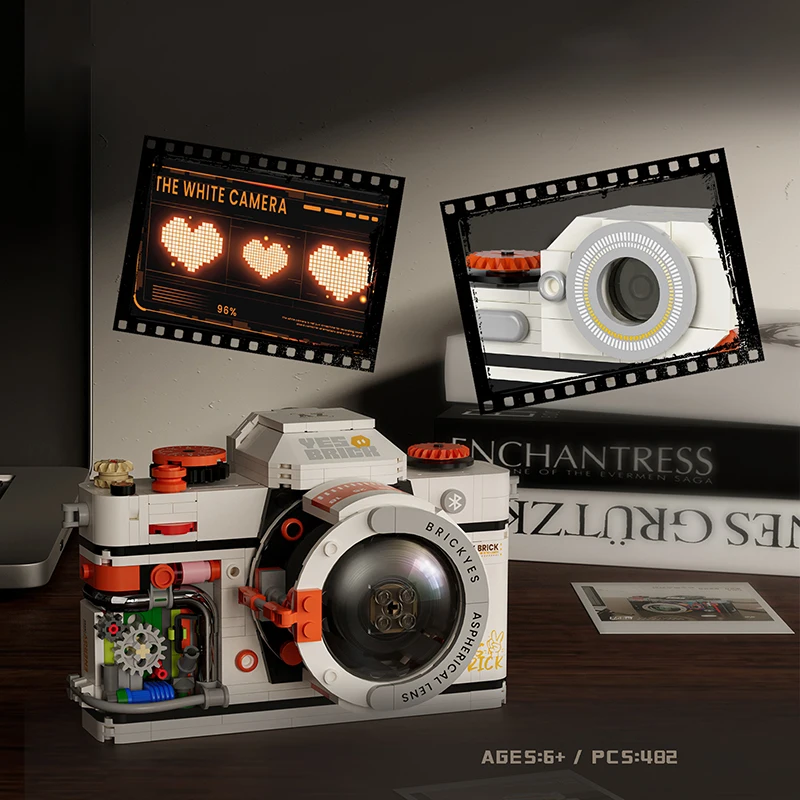 Retro Camera Bouwpakketten Micro Bouwstenen Set Model Verjaardagscadeaus voor Volwassen Kinderen Kind Collectible Speelgoed Idee Bricks Sets