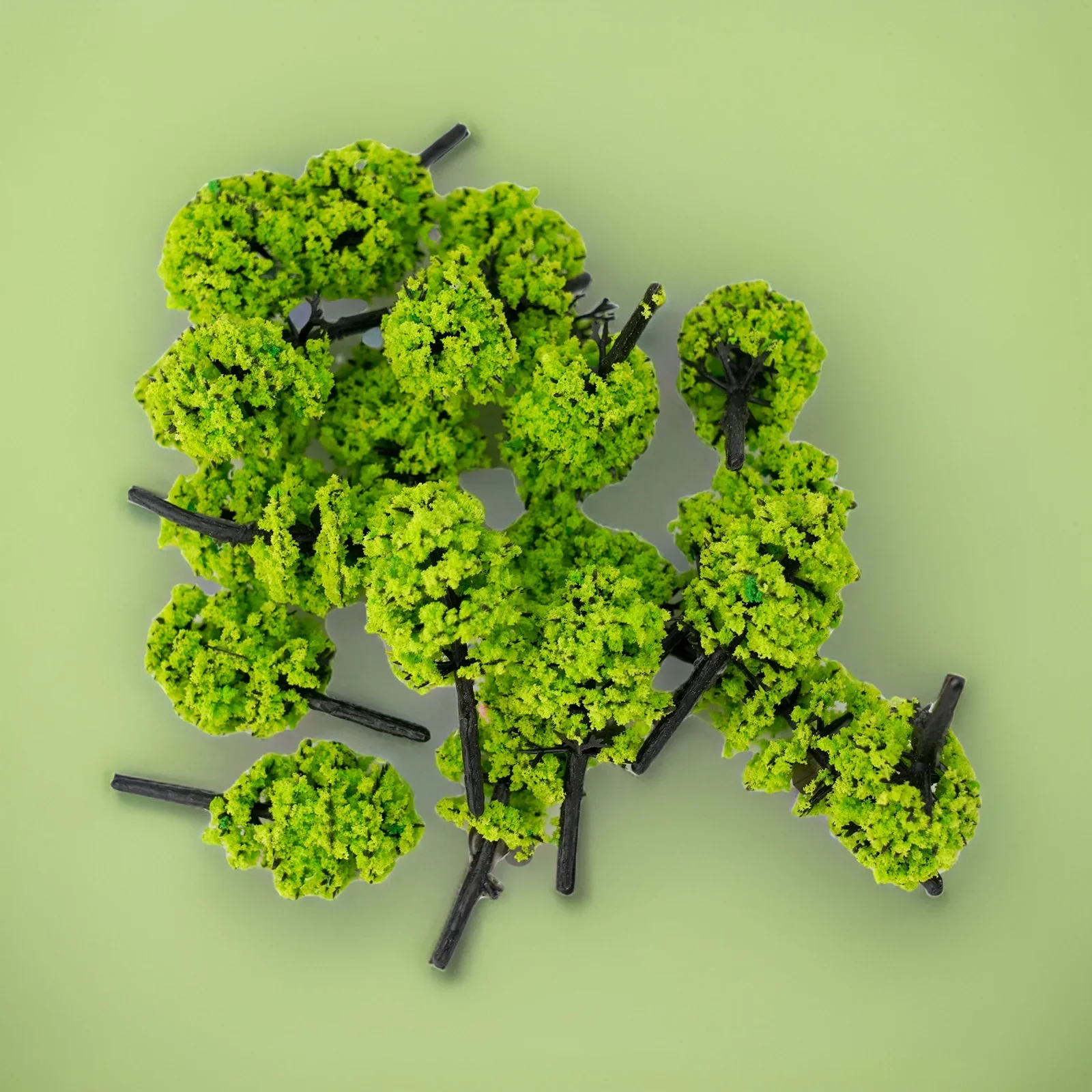 Accessories Durable High Quality Model Tree 1:100 Plastic Highly Simulated Micro Landscape Model Train 20 Pcs 3.5cm