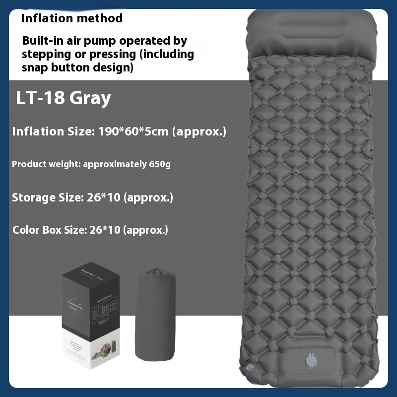 

Rhombus Tpu Foot Step Can Be Spliced with Outdoor Inflatable Sleeping, Single-person Camping Air Cushion Tent Moisture-proof Mat