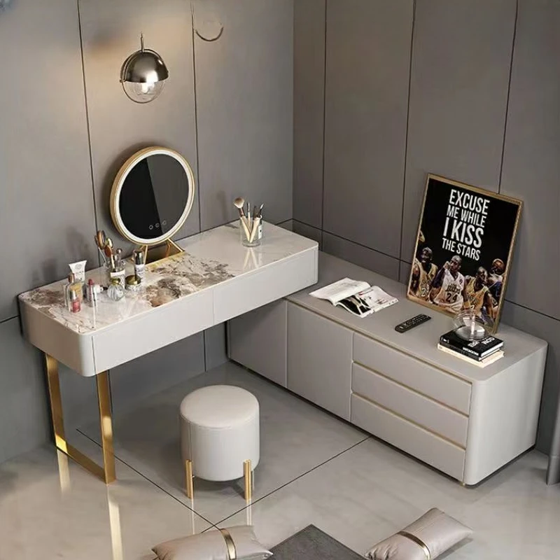 Luxury Dressing Table Drawer Nordic Bedroom Design Luxury Dressing Table Classic Multifunctional Coiffeuse De Chambre Decor