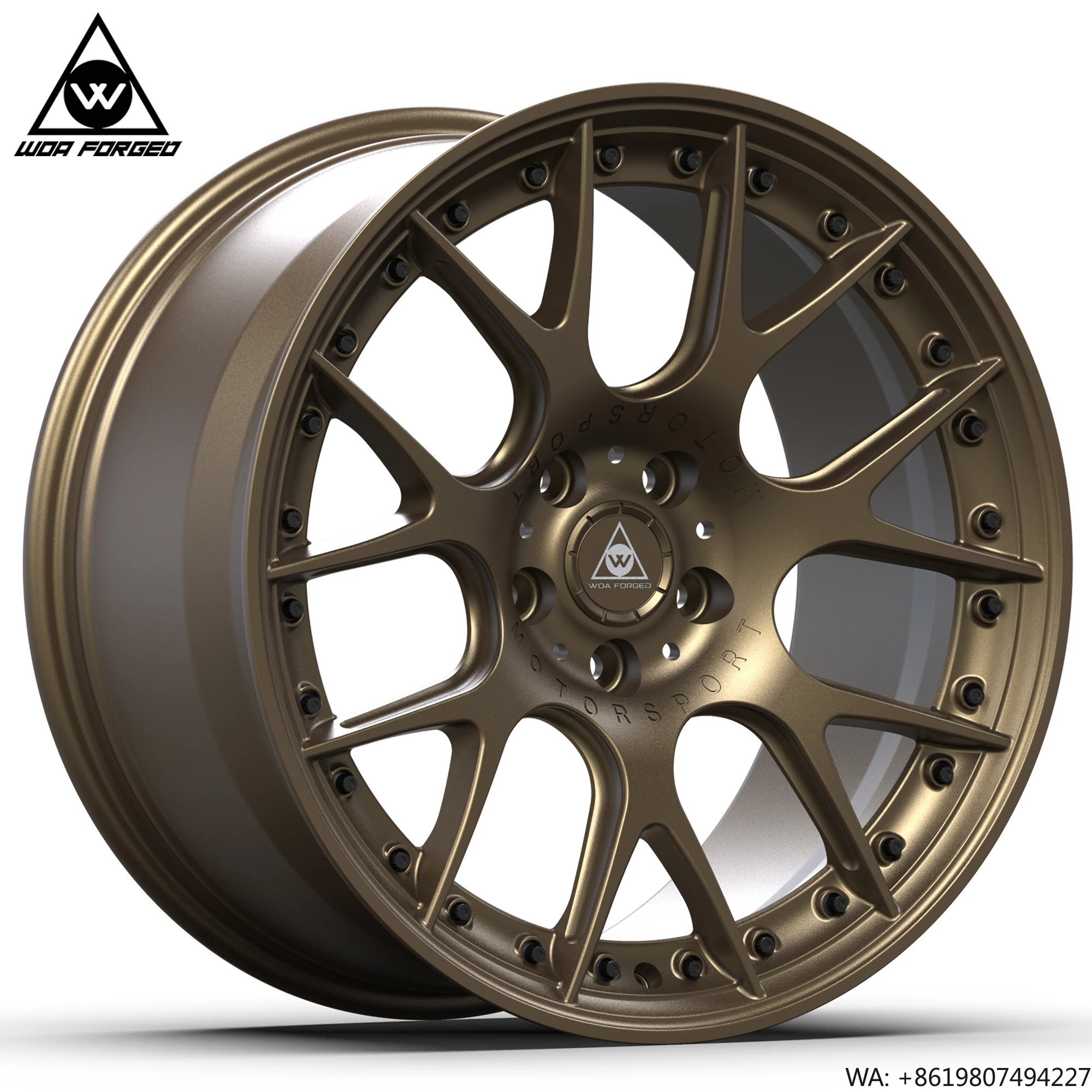 

Колесные диски WOA Rims CH-R II класса люкс, японский дизайн, 5x112, 5x120, 5x114.3, кованые, из нового материала 6061/T6, 17-21 дюйм, раздельные спицы