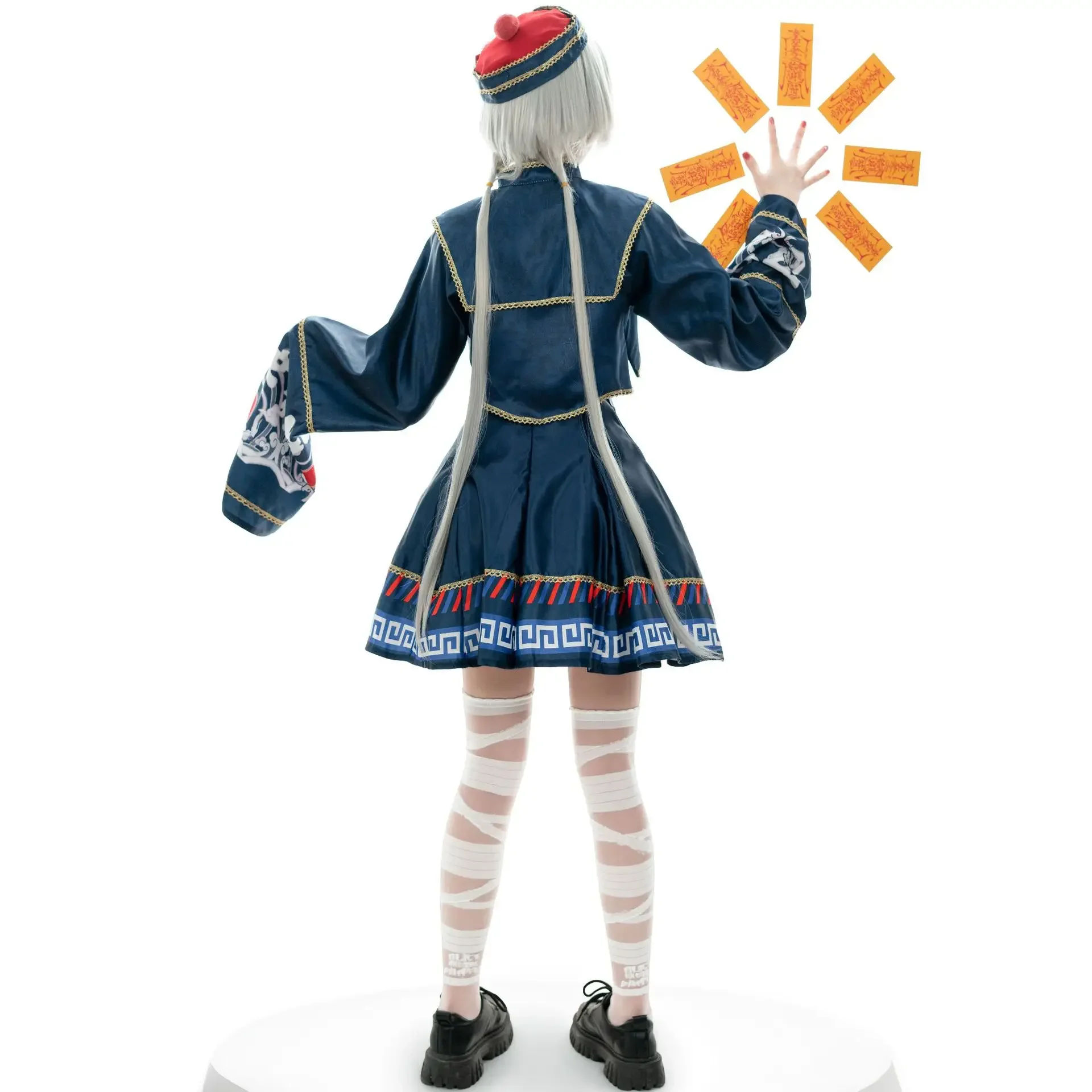 Anime Cosplay Halloween Costume Devil Ghost Zombie Makeup Dance Party Dress up Attire for Men Women Kids