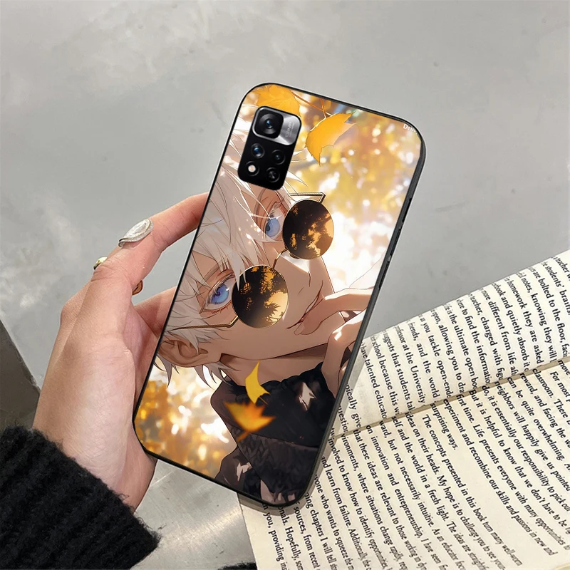 

Jujutsu Kaisen Satoru Gojo Phone Case For Xiaomi Redmi note 13 12 Pro 11S 11 10 Pro 10S 12S Redmi 10 9C 13C