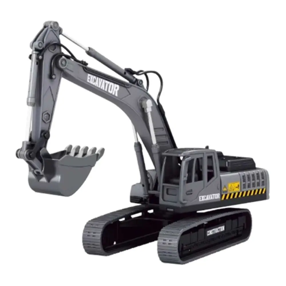 Simulation Inertial Engineering Vehicle Rotatable Flexible Joints Excavator Model Desk Ornaments Pull Arm Forklift Car Model