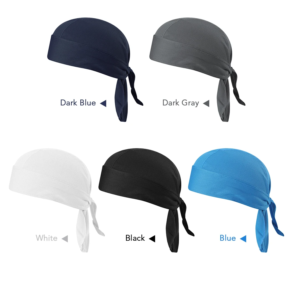 Imagen 5: Gorra para ciclismo que absorbe el sudor, pañuelo para la cabeza de secado rápido, gorro con protección solar, pañuelo para la cabeza para deportes al aire libre