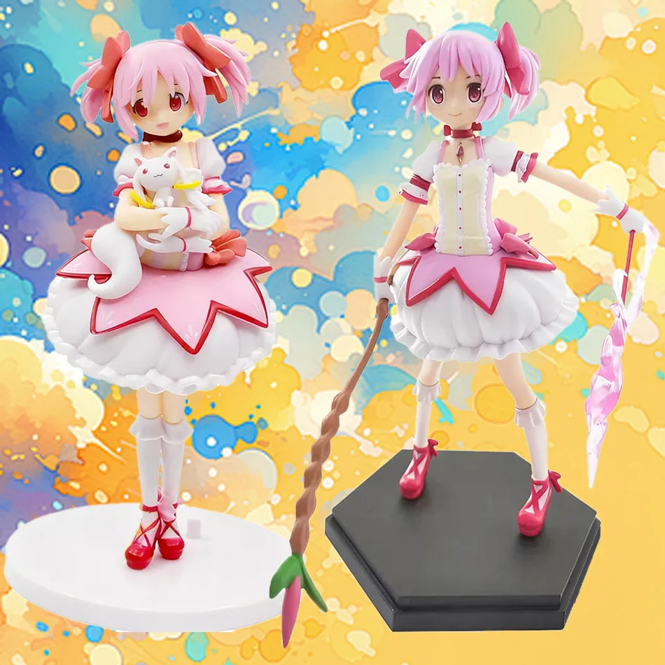 18cm 세가 마법소녀 마도카 마기카 애니메이션 피규어 카나메 마도카 마법소녀 PVC 애니메이션 액션 피규어 애니메이션 만화 모델 장난감 선물