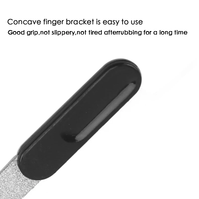 ملف أظافر احترافي بمقبض بلاستيكي ، فولاذ مقاوم للصدأ ، عازل فرك صغير ، أدوات تجميل الأظافر