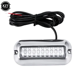 IP68 Waterproof Boat Transom Lamp 27LED Stainless Underwater Light Pontoon Marine Ship Lights Blue/White/Red/Green