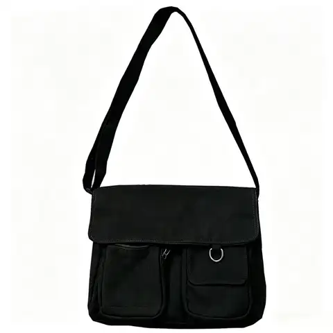 New Xierya Large Capacity Canvas Shoulder Bag For Women Students Fashion Crossbody Messenger Handbag Daily Shopping Casual Bag