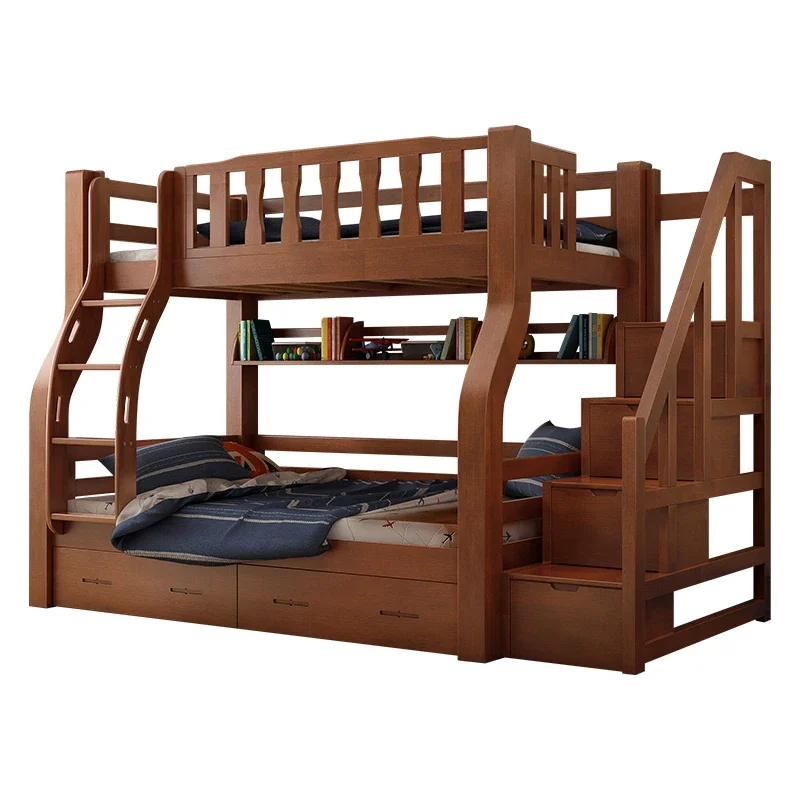 Lowest Price Kids Bedroom Furniture Solid Wood Bunk Bed Children Bunk Bed for Kids