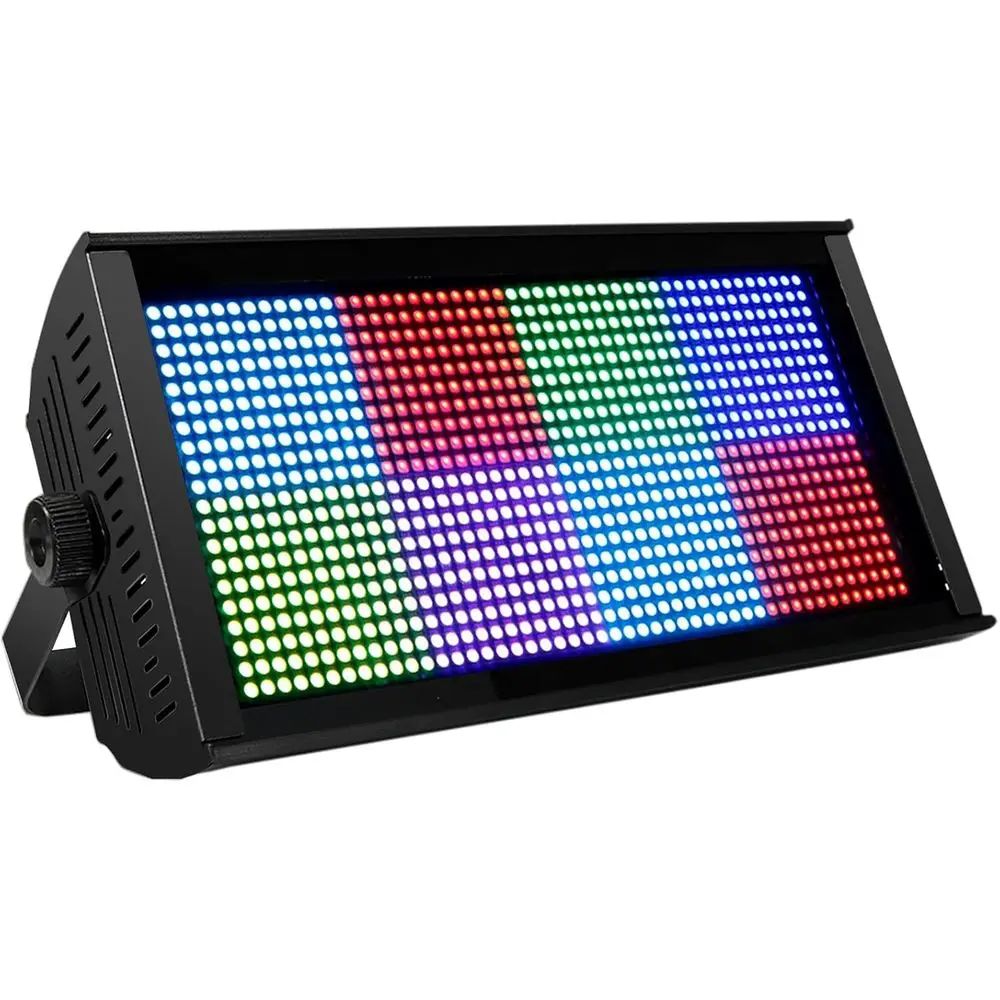 

SHEHDS Stage Light Wash Strobe LED 200W RGB Marquee (8 Segments) Uplights DMX512 Metal Housing DJ Light or Party Disco Wedding d