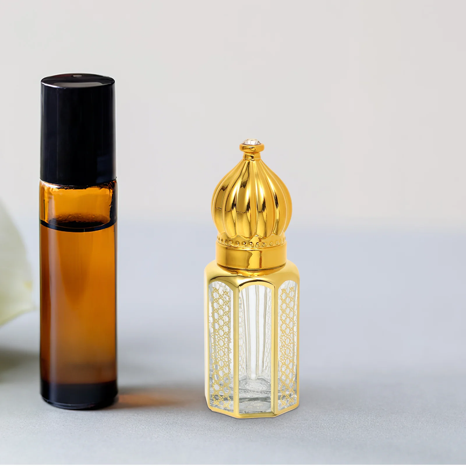 

3Pcs Essential Oil Bottles Empty 6Ml Glass Dropper Containers for Perfume Aromatherapy Travel Refillable Leak-Proof Small