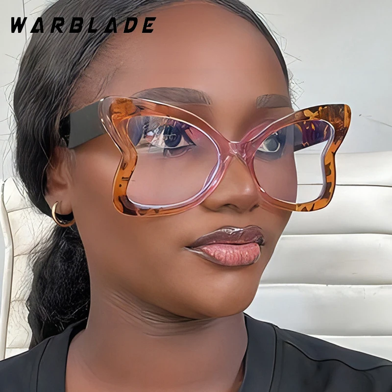 

Men Sunglasses Women's Trendy Butterfly Shaped New Fashion Luxury Brand Design Outdoor Sunscreen Large Frame Sun Glasses UV400