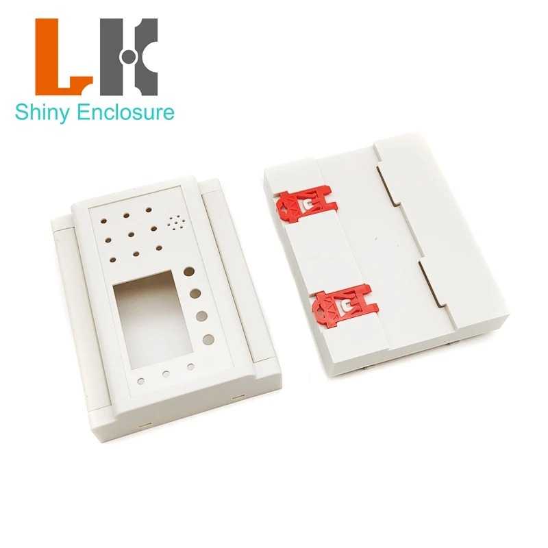 LK-DR46b Abs Project Box Oem Plastic Abs Case Din Plc Enclosure Din Rail Electronic Housing Control Switch Box 120x95x59mm