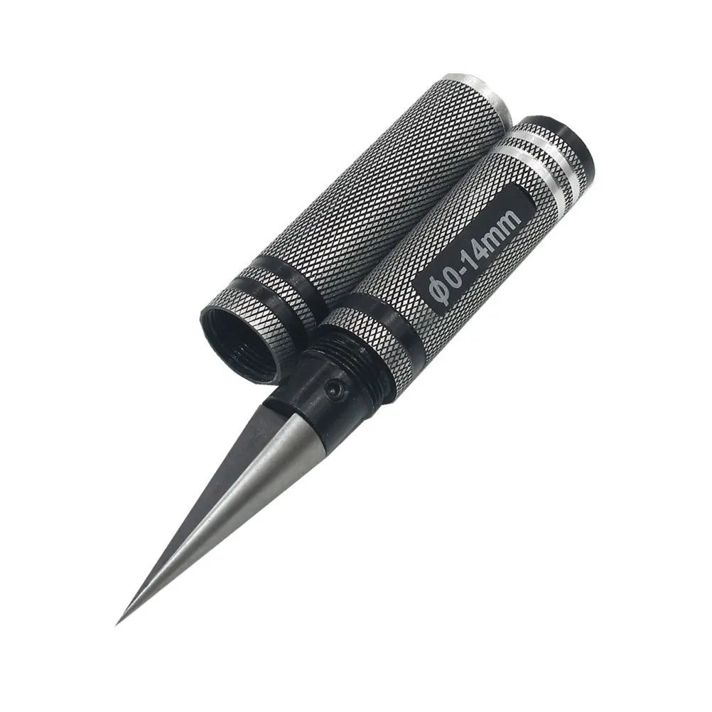 1Pcs Hand Drill Tools Rc Car Tool Kit Hollow Handle Hole Opener Reamer 0-14mm High Strength Steel Lightweight Shell