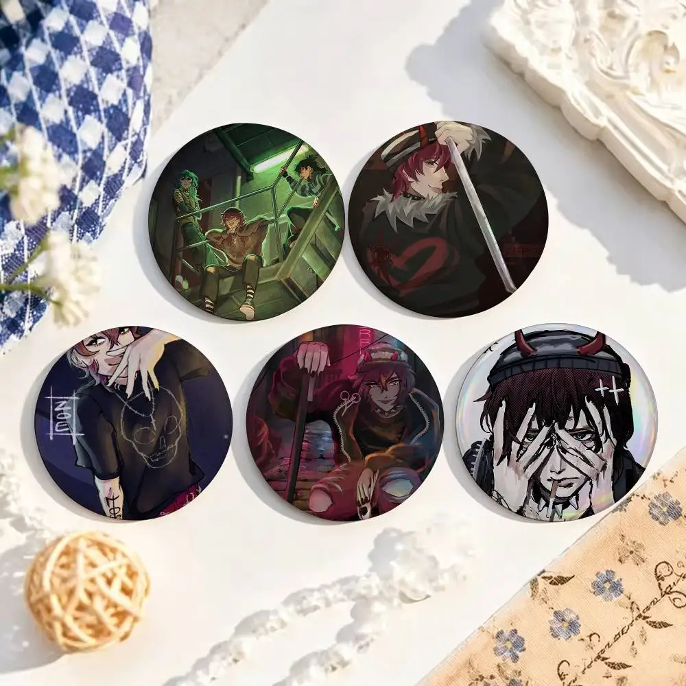 Game K-Killer Ronin C-Chat  Custom Enamel Pin Badges 25mm 32mm 44mm 58mm Backpack Hat Decor Toys Gifts