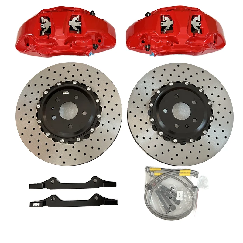 

Big Brake Kit Auto Racing 6 Pot Caliper Brake 380Mm 390Mm 400Mm 405Mm 410Mm Rotor for Rims 19 20 21 Inch