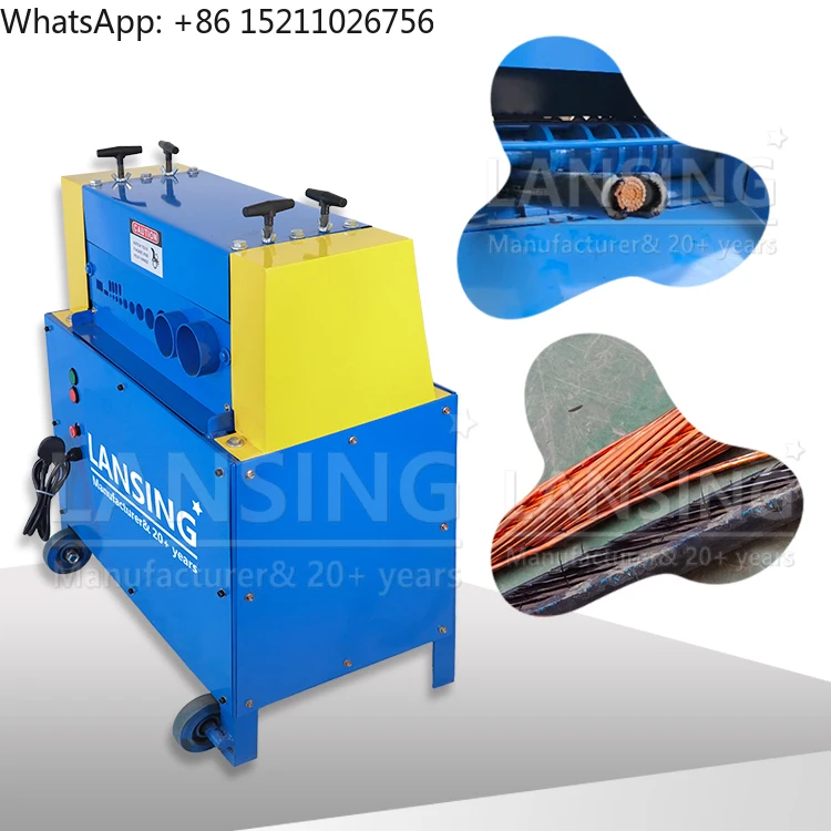 

Online Sales Compact and Portable LANSING Automatic Cable Cutting Machine Wire Stripping Machine E-Waste Recycling Machine