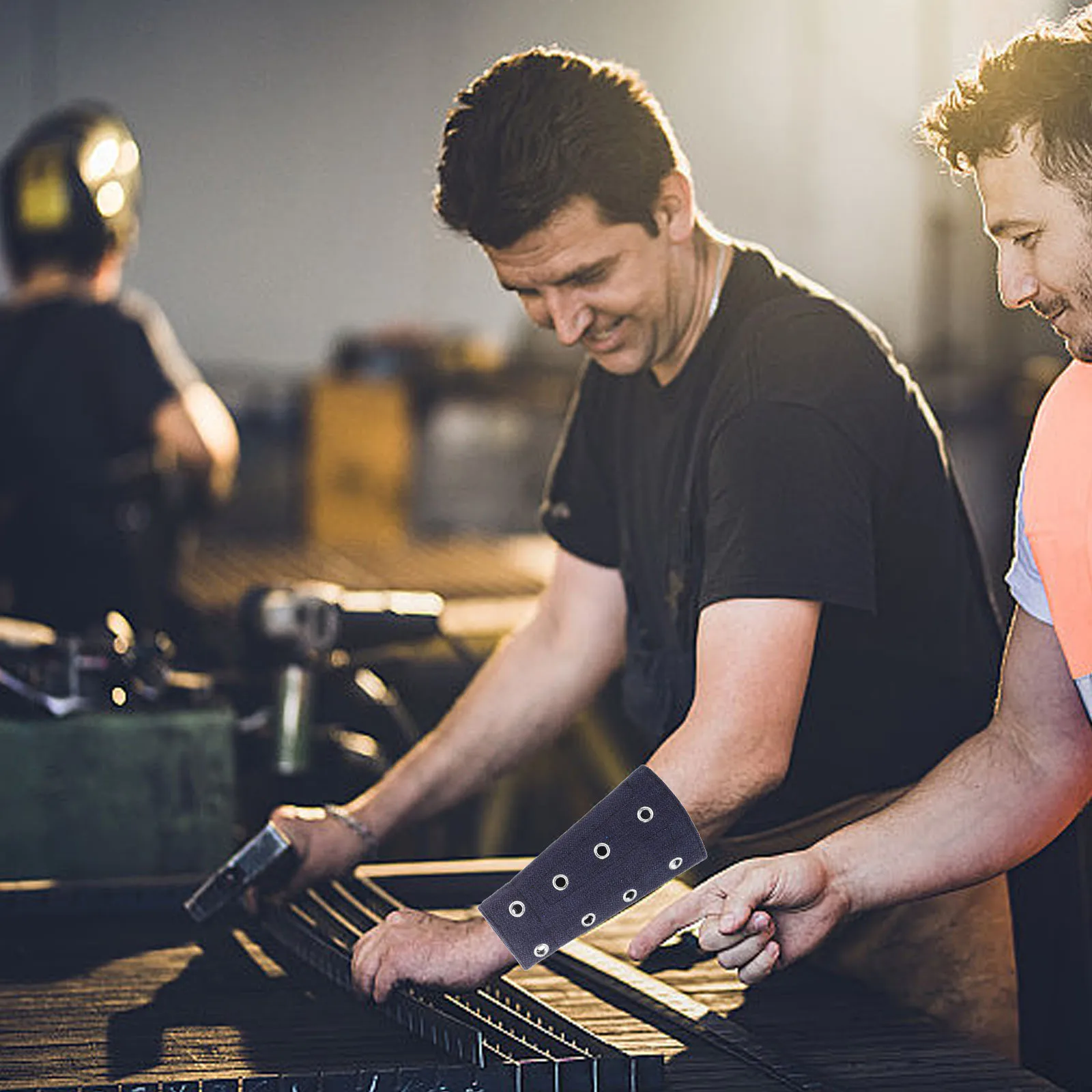 

1Pair Cut Resistant Wrist Sleeves Protective Wrist Guards for Industrial Work Heavy Object Handling Anti-Cut Breathable Arm