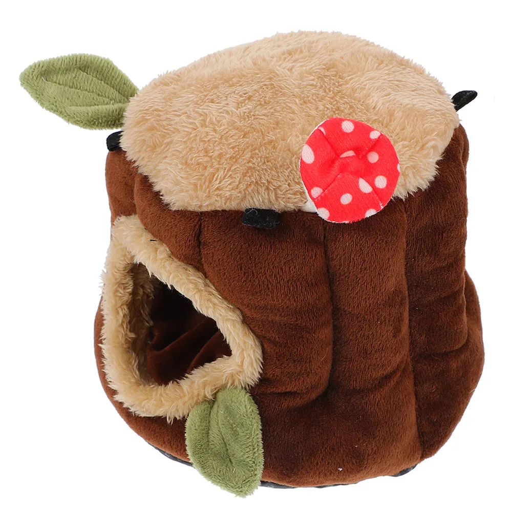 

Warm Hamster Hideout Cozy Insulated Pet Nest For Small Animals Soft Sleeping House Animal Warm Bed Hamster Hideout Small