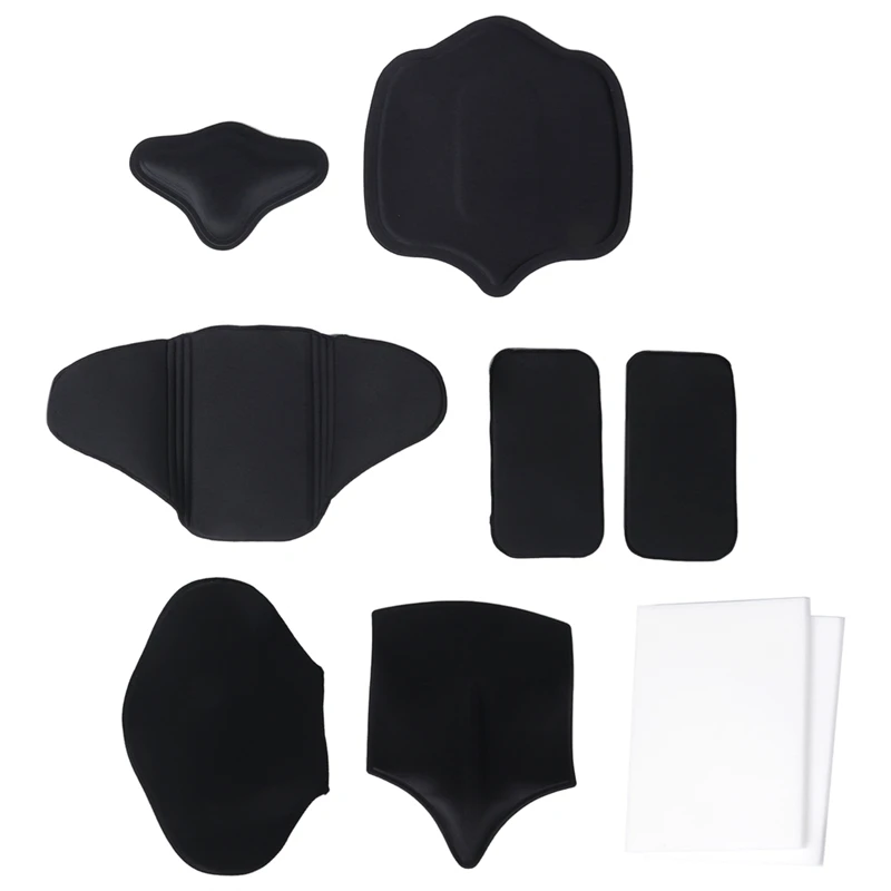 9 Piece Lipo Foam Board Set AB Abdominal Board Tummy Board Black Side Front And Back Compression Boards For Waist