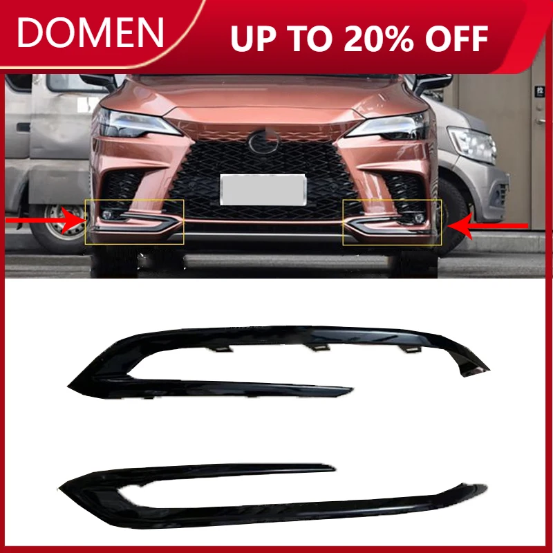 Left or Right Front Bumper Fog Light Grille Grill Cover Strip Trim For Lexus RX RX350 RX450h RX500h Sport Model 2023 2024 2025