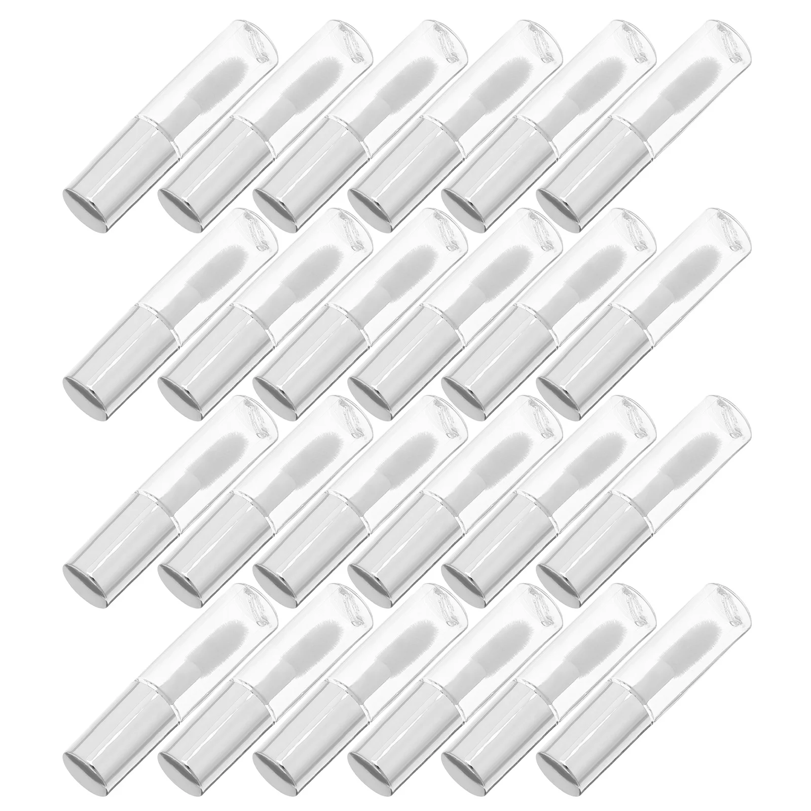 

30Pcs Refurbishable Lip Gloss Tubes Mini Clear Plastic Empty Containers Leakproof Refillable DIY Lip Gloss Bottle Set for Travel