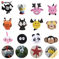 EVA Foam Cartoon Animals Antenna Balls, Macaco Engraçado, Pato, Espuma De Pelúcia, Antena Toppers Decoração, Estilo Do Carro, Ornamento Do Telhado, Bonito, 1Pc