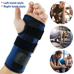 Carpal Tunnel Wrist Support Pads Brace Sprain Forearm Metal Splint Strap Protector Tendonitis Arthritis Pain Relief Stabilizer