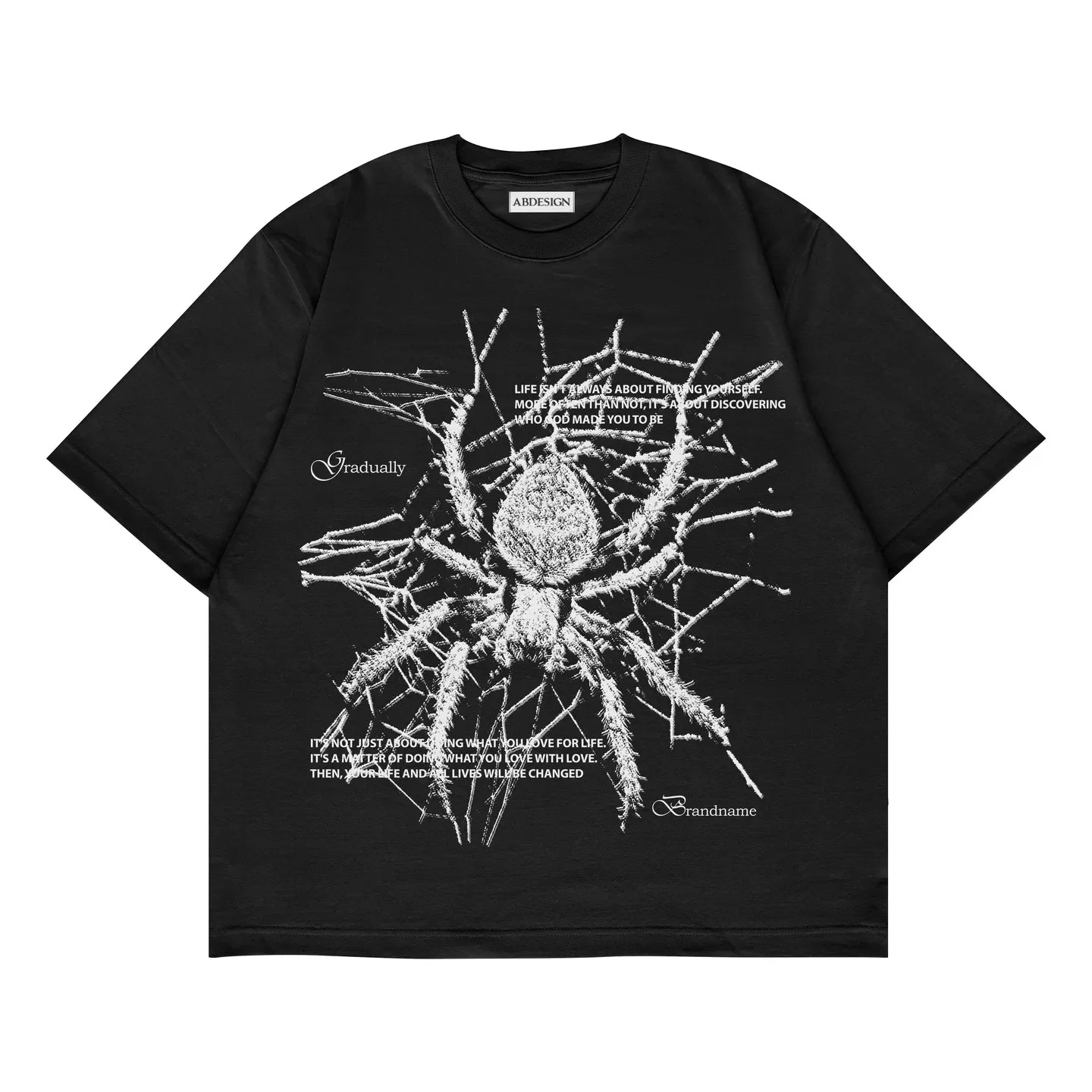 New spider Print oversized t shirt harajuku men clothing graphic 2023 Purple Letter cotton American high quality goth y2k tops